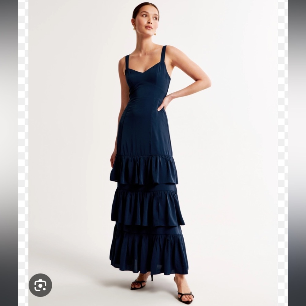 Formal navy blue gown